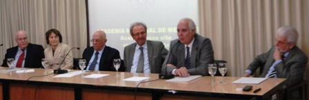 Da esq. para dir.: Milton Meier, Eliete Bouskela, Marcos Moraes, Jacob Palis, José Ermírio de Moraes Neto e José Augusto Messias.